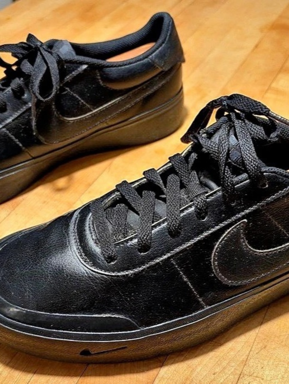 Nike Court Shot Black on Black Sneakers
